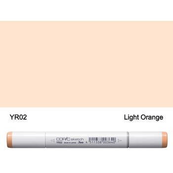 COPIC COPIC YR02 LIGHT ORANGE SKETCH MARKER