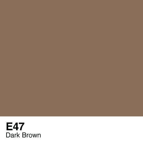 COPIC COPIC E47 DARK BROWN SKETCH MARKER