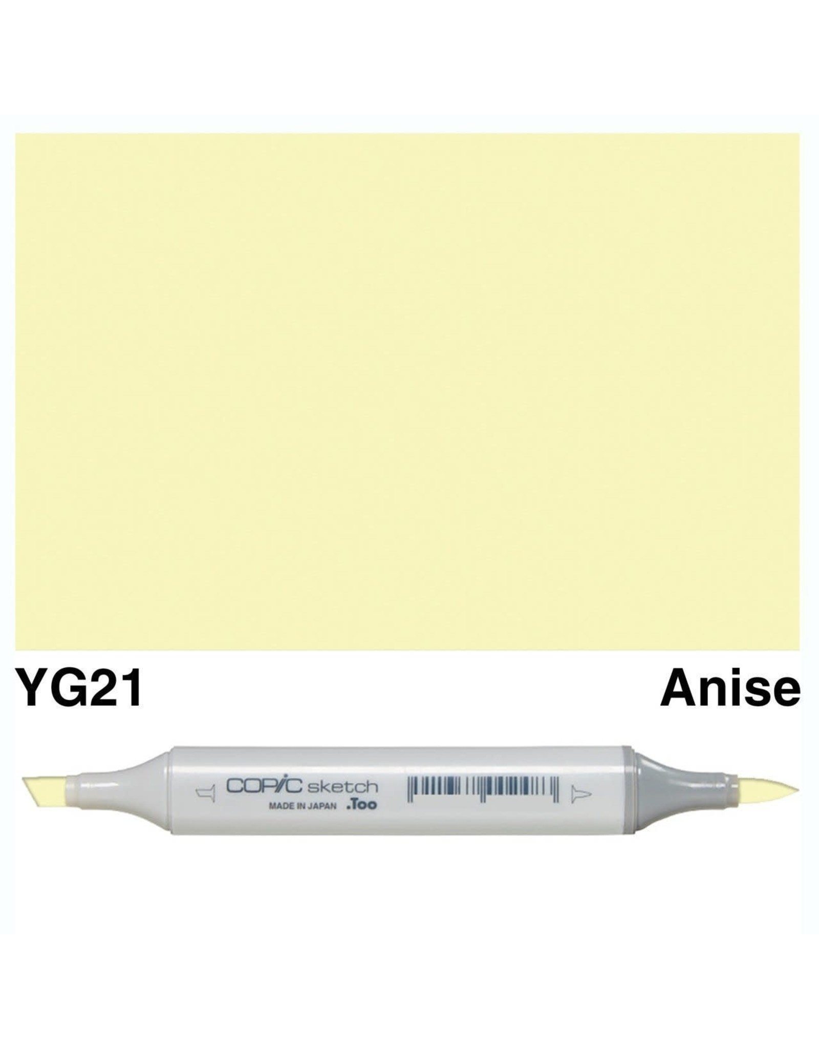 COPIC COPIC YG21 ANISE SKETCH MARKER