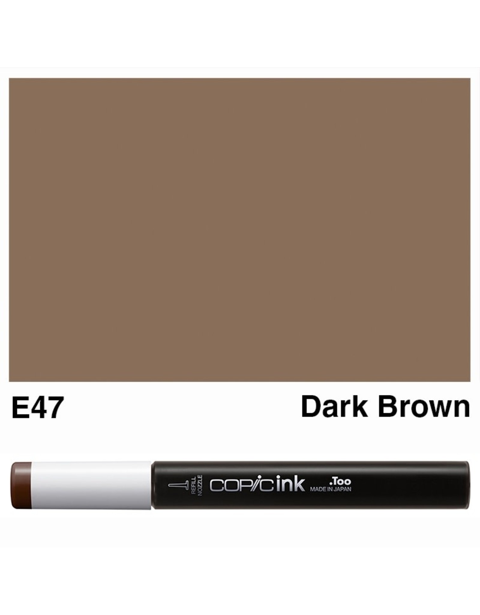 COPIC COPIC E47 DARK BROWN REFILL