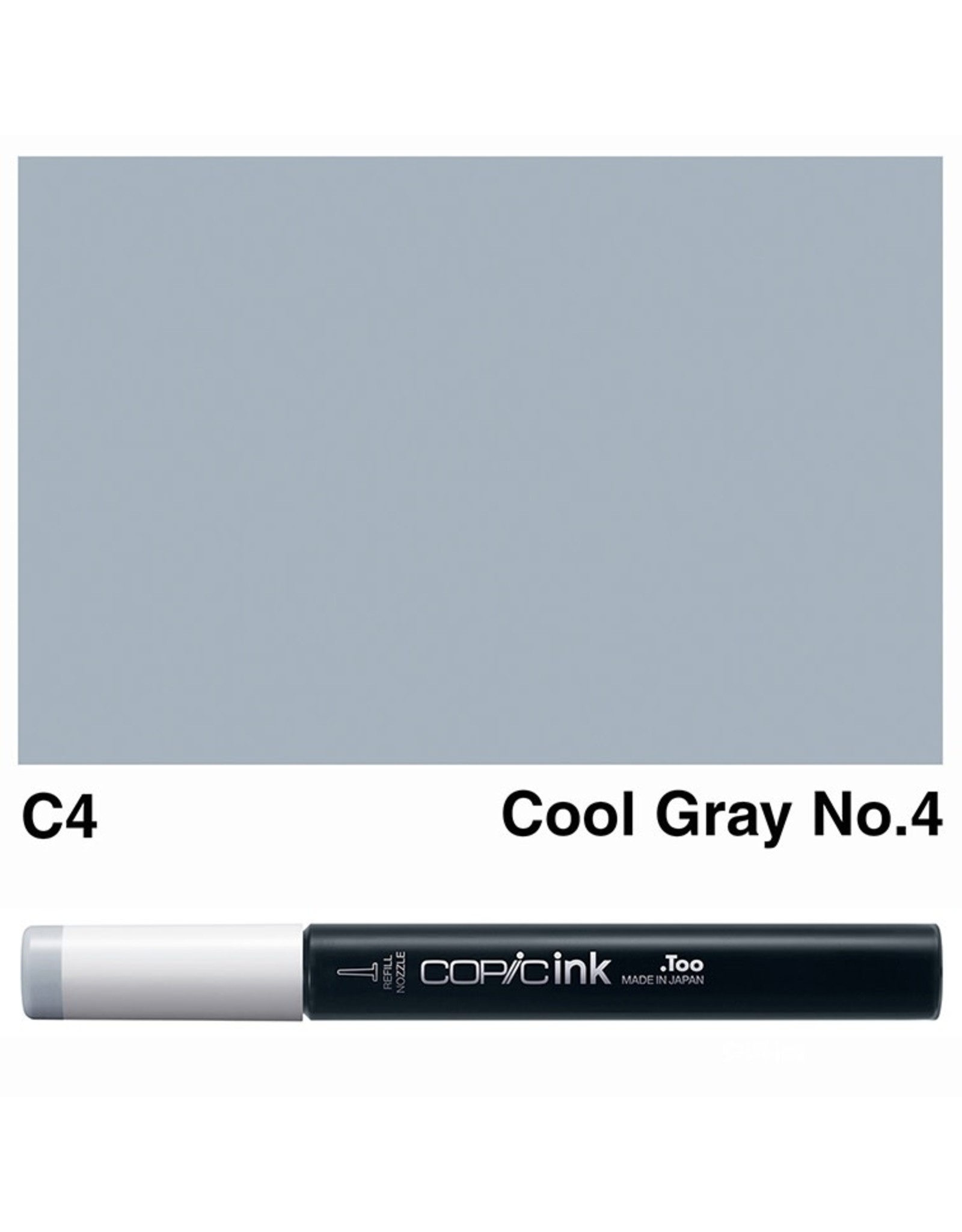 COPIC COPIC C4 COOL GRAY #4 REFILL