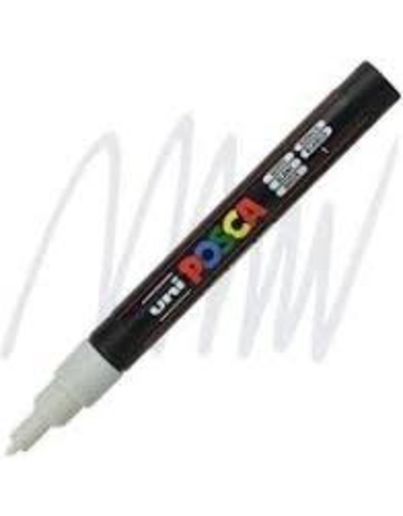 POSCA UNI POSCA WHITE OPAQUE WATER-BASED EXTRA FINE PAINT MARKER