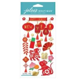 AMERICAN CRAFTS JOLEES BOUTIQUE 3D STICKERS CHINESE NEW YEAR