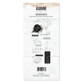 LES ATELIERS DE KARINE LES ATELIERS DE KARINE INTEMPORELLE RENCONTRE INSOLITE CLEAR STAMP SET