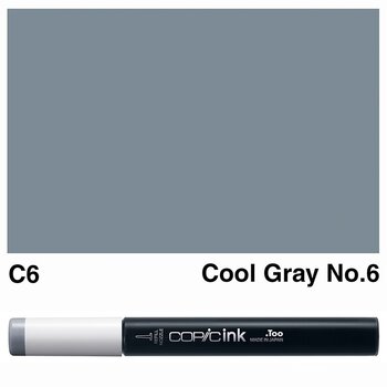 COPIC COPIC C6 COOL GRAY #6 REFILL