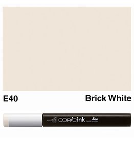 COPIC COPIC E40 BRICK WHITE REFILL