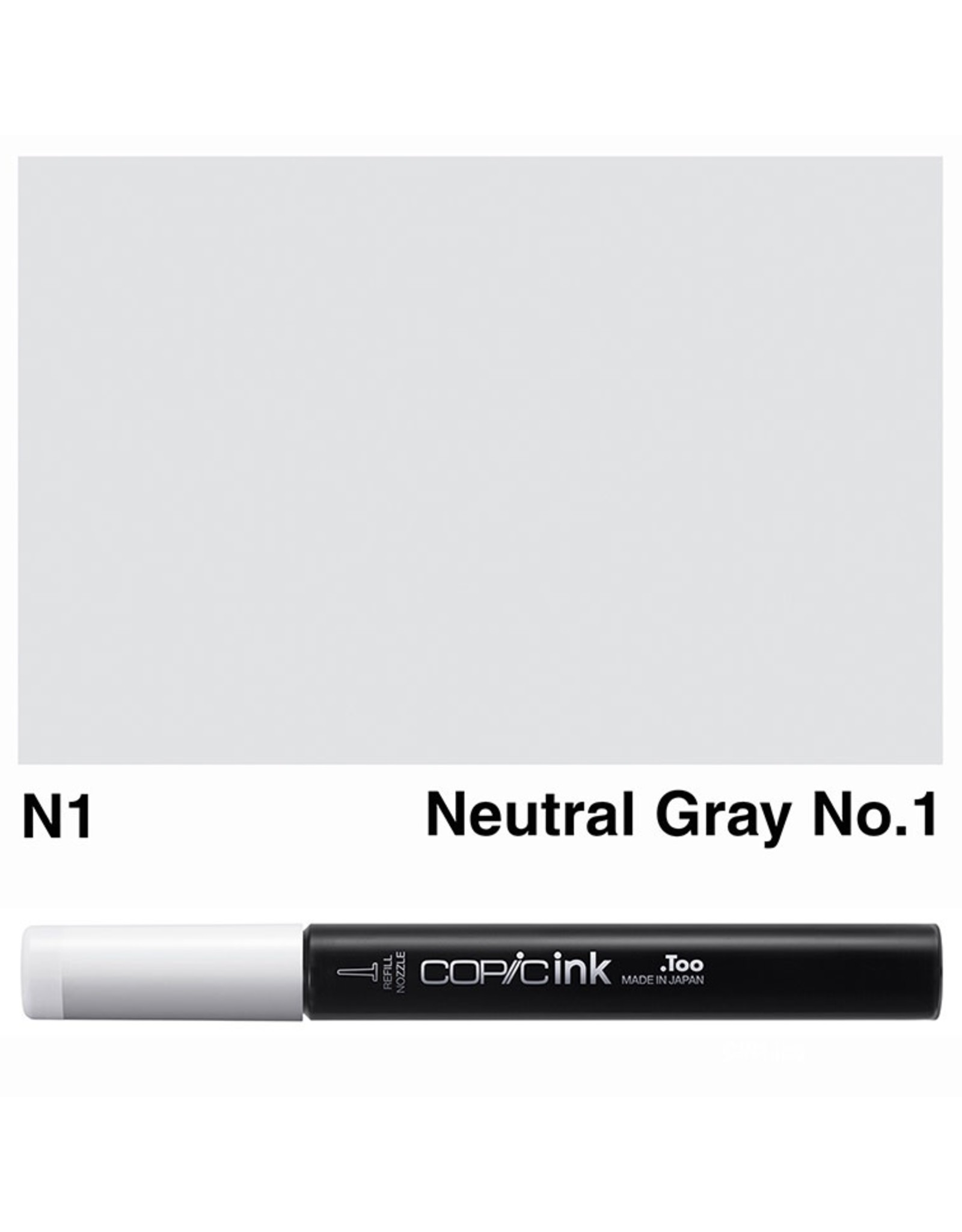 COPIC COPIC N1 NEUTRAL GRAY #1 REFILL