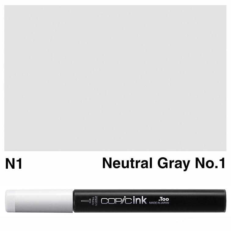 COPIC COPIC N1 NEUTRAL GRAY #1 REFILL