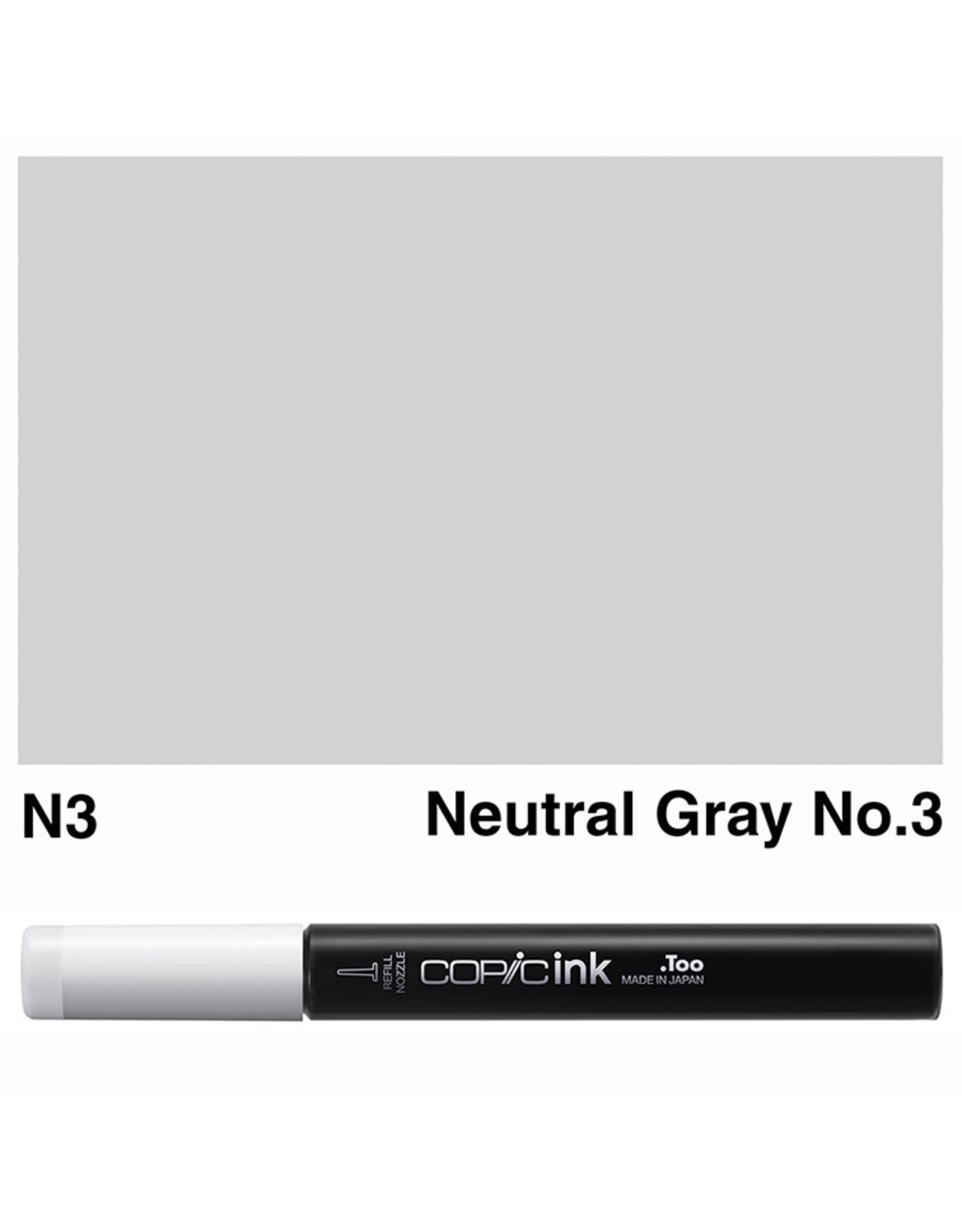 COPIC COPIC N3 NEUTRAL GRAY #3 REFILL