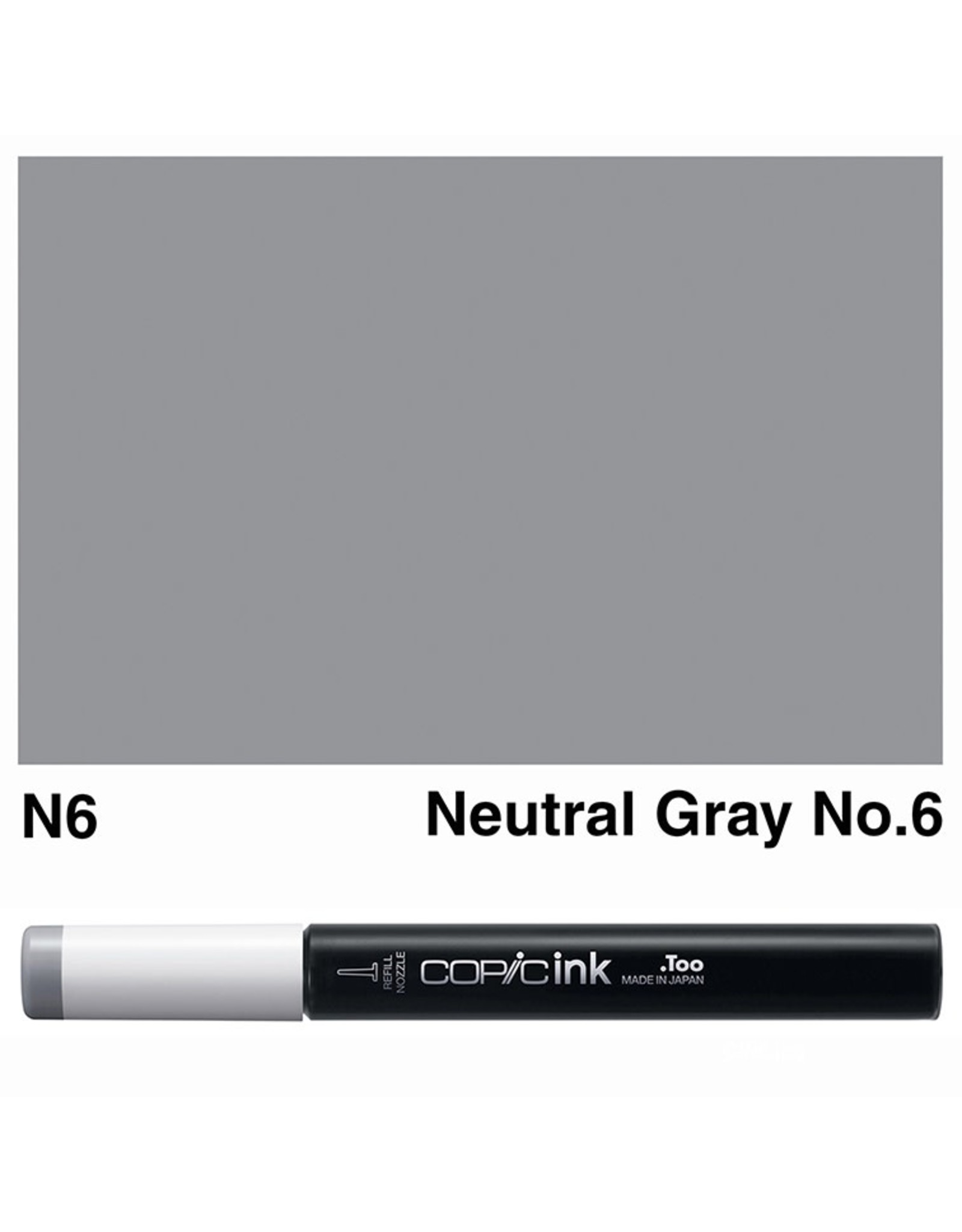 COPIC COPIC N6 NEUTRAL GRAY #6 REFILL