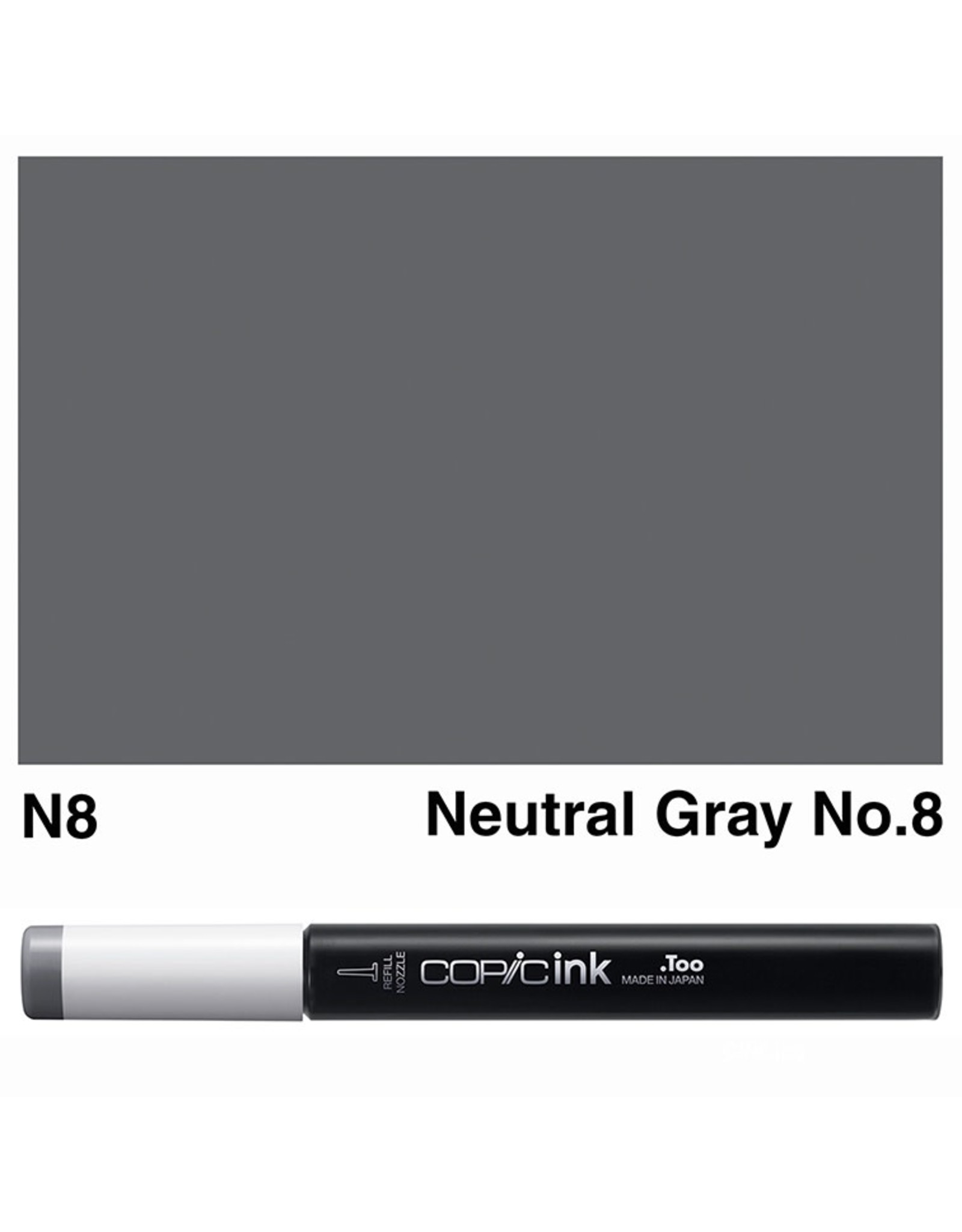 COPIC COPIC N8 NEUTRAL GRAY #8 REFILL