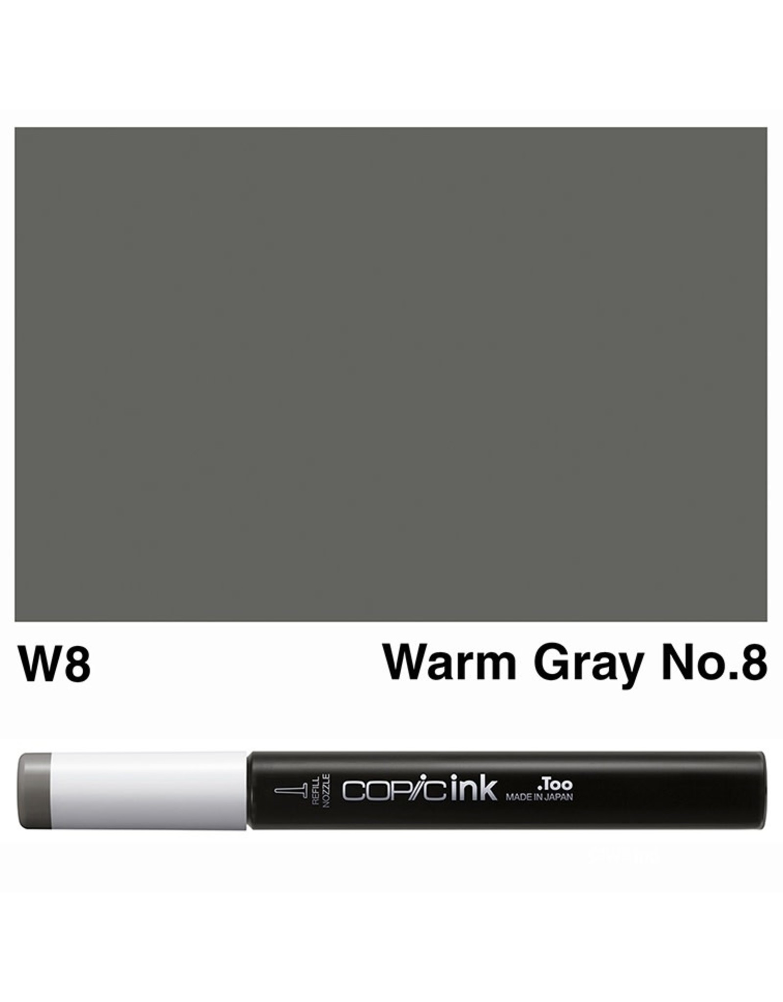 COPIC COPIC W8 WARM GRAY #8 REFILL