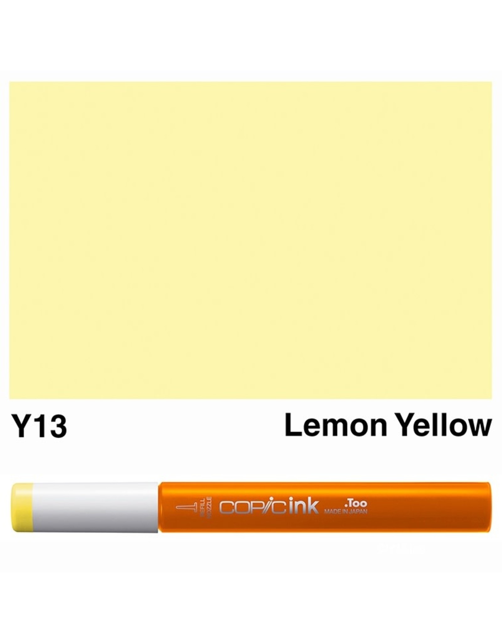 COPIC COPIC Y13 LEMON YELLOW REFILL