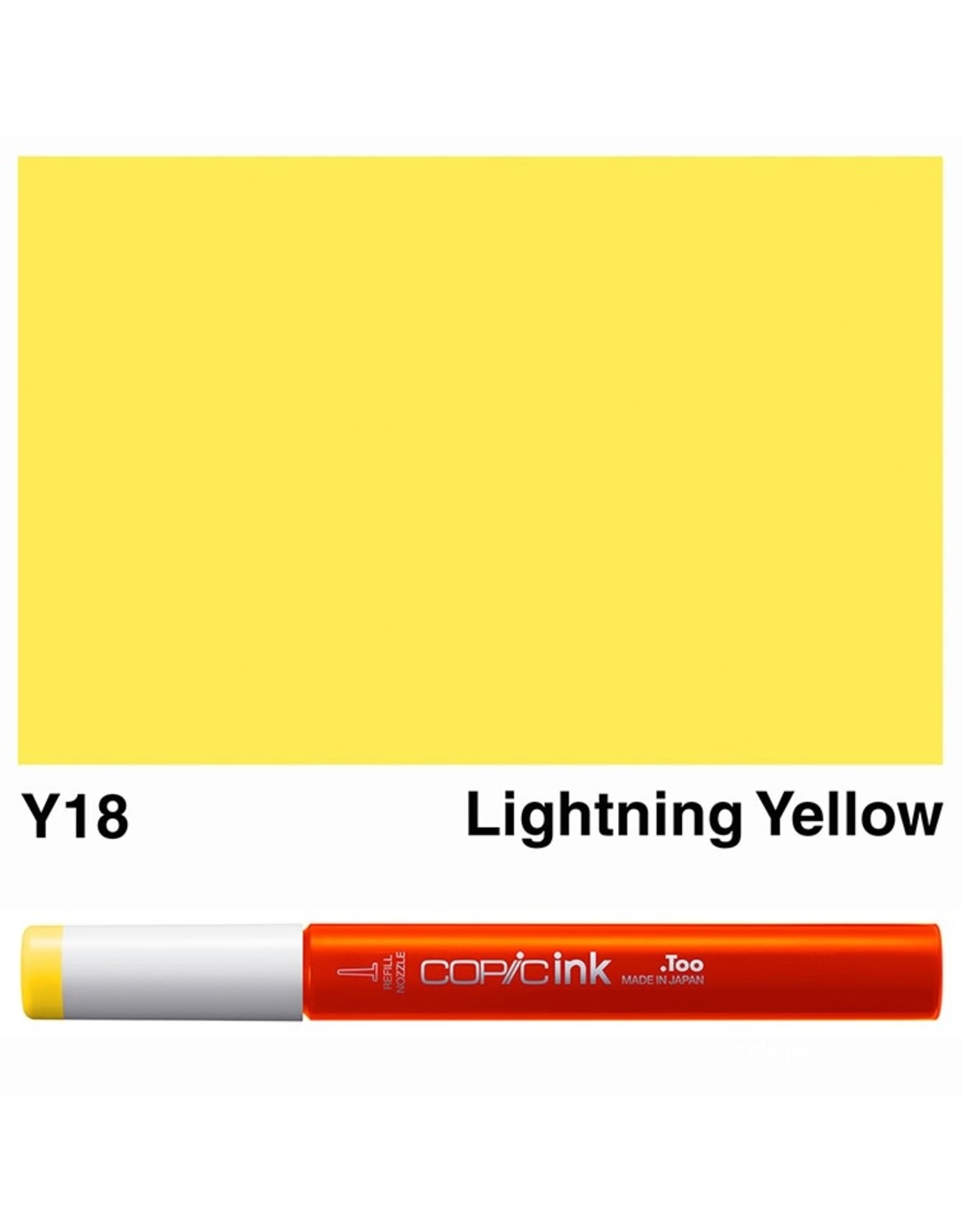 COPIC COPIC Y18 LIGHTNING YELLOW REFILL