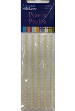 MARK RICHARDS MARK RICHARDS GOLD PEARL CRYSTAL STICKERS 3MM 125PK