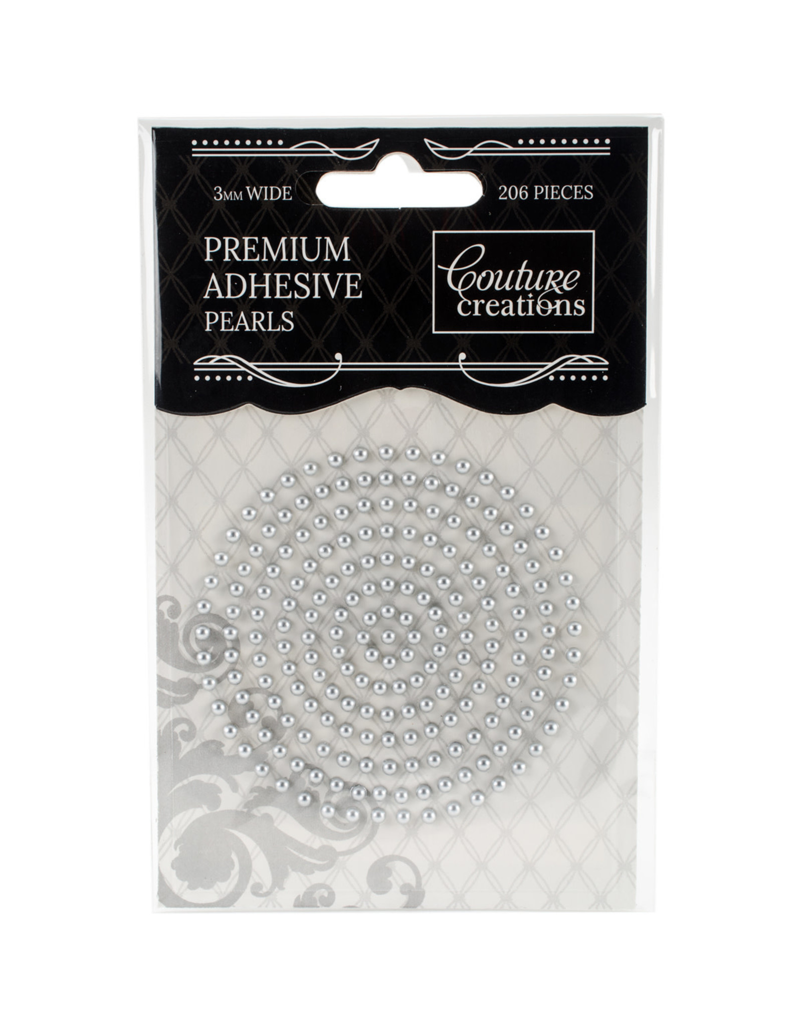 COUTURE CREATIONS COUTURE CREATIONS STUNNING SILVER PEARLS 3MM