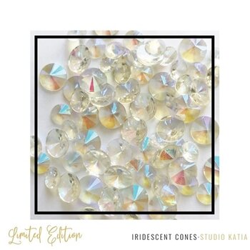 STUDIO KATIA IRIDESCENT CONES EMBELLISHMENTS