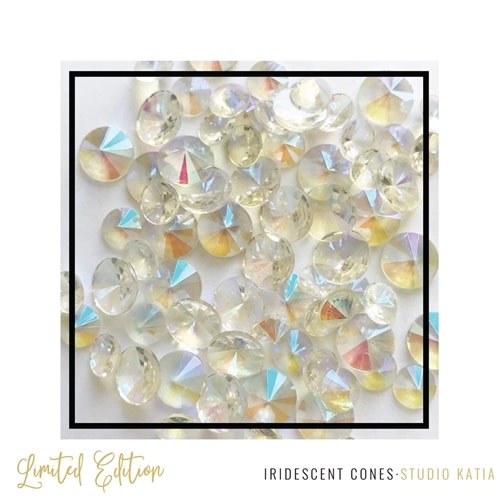 STUDIO KATIA IRIDESCENT CONES EMBELLISHMENTS