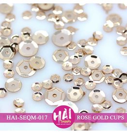 HOBBY ARTS HOBBY ARTS ROSE GOLD CUPS SEQUINS