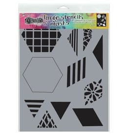 RANGER DYLUSIONS 2" QUILT 9x12 STENCIL