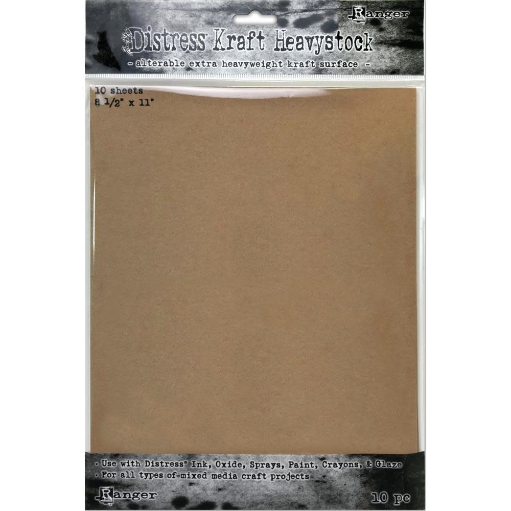 RANGER RANGER TIM HOLTZ DISTRESS KRAFT HEAVYSTOCK 8.5x11 10 SHEETS