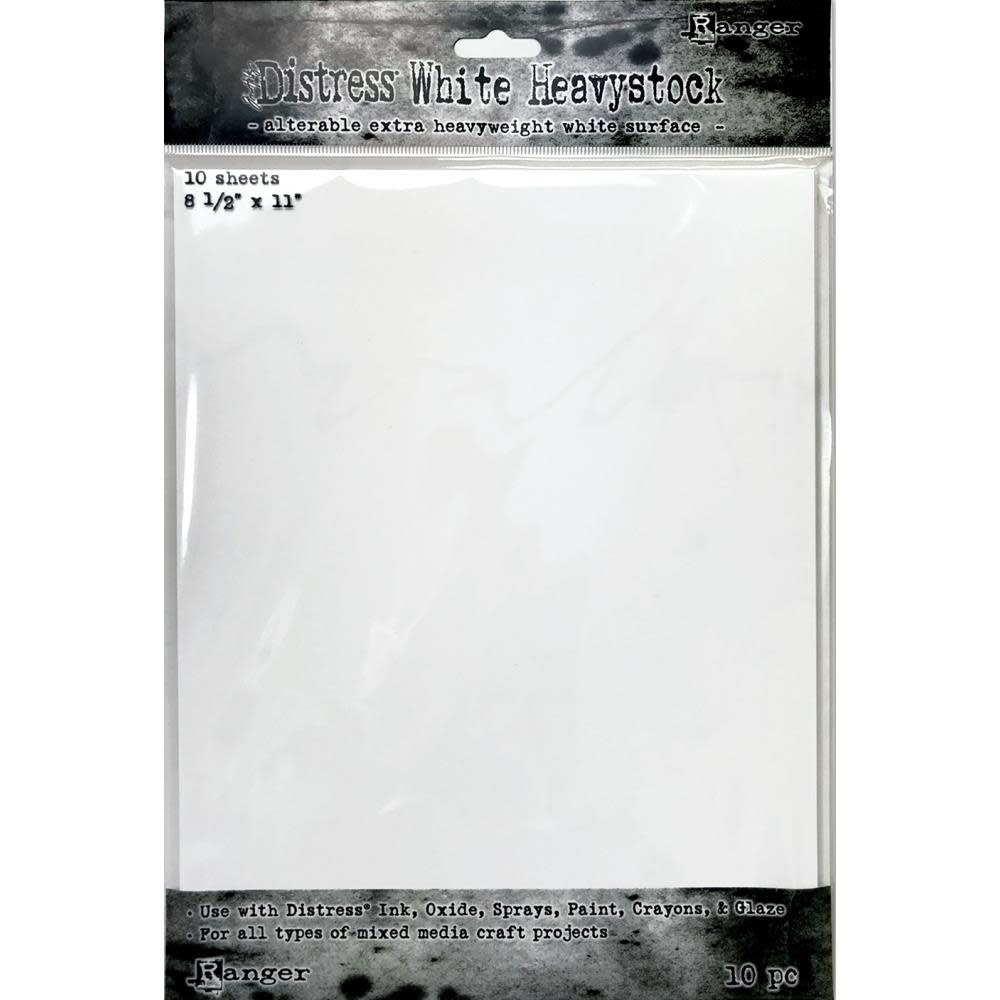 RANGER RANGER TIM HOLTZ DISTRESS WHITE HEAVYSTOCK 8.5x11 10 SHEETS