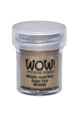 WOW! WOW METALLIC GOLD RICH SUPER FINE EMBOSSING POWDER 0.5OZ