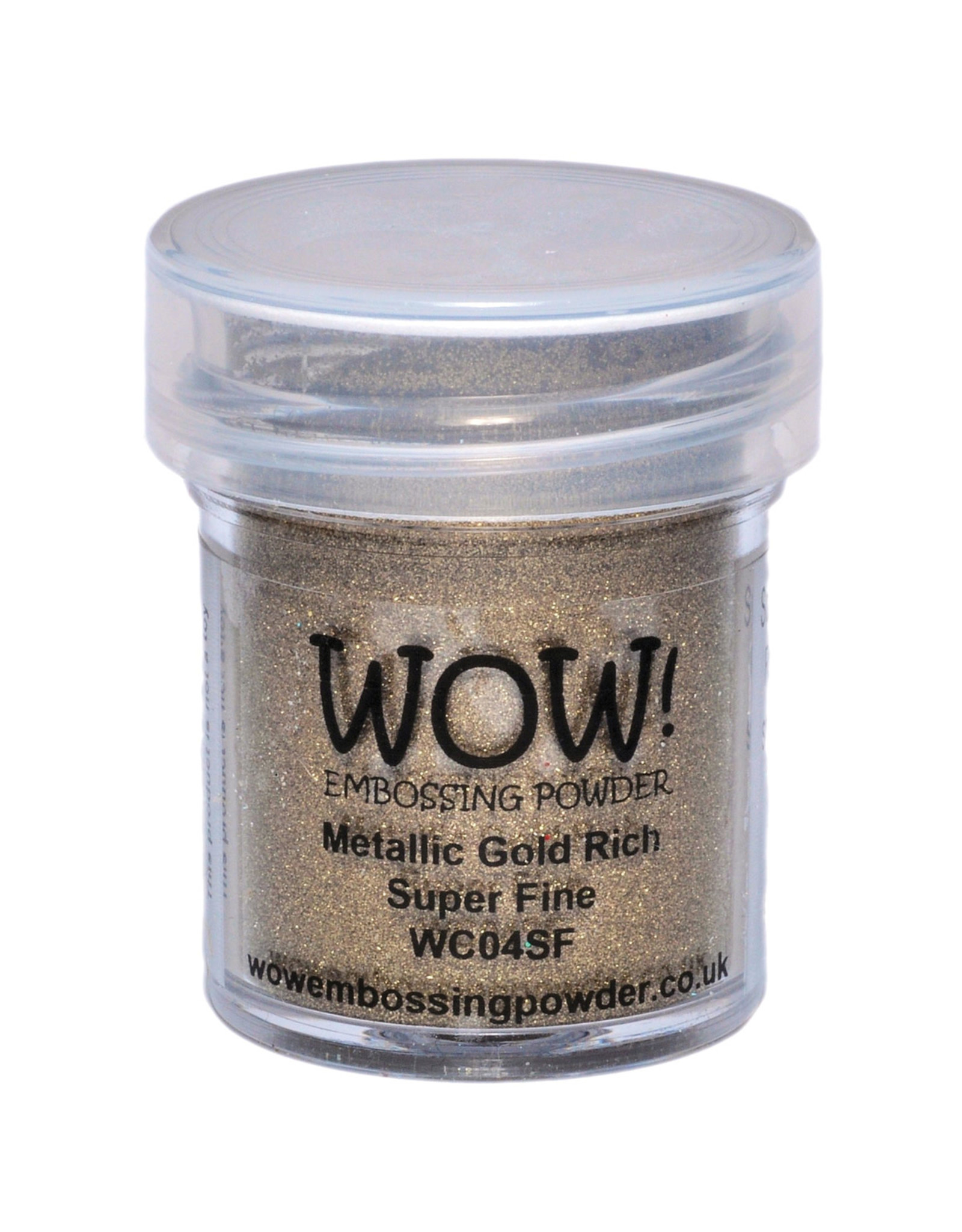 WOW! WOW METALLIC GOLD RICH SUPER FINE EMBOSSING POWDER 0.5OZ