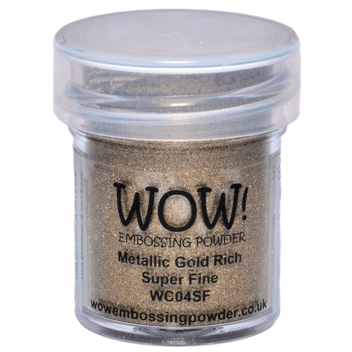 WOW! WOW! METALLIC GOLD RICH SUPER FINE EMBOSSING POWDER 0.5OZ