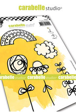 CARABELLE STUDIOS CARABELLE STUDIOS CRAYONED ELEMENTS CLING STAMP SET