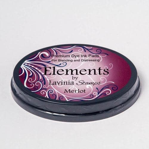 LAVINIA STAMPS LAVINIA ELEMENTS MERLOT PREMIUM DYE INK PADS