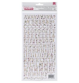 AMERICAN CRAFTS AMERICAN CRAFTS BOTANICAL JOURNAL ALPHABET THICKERS 266PCS
