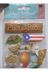 JOLEE’S JOLEE'S BOUTIQUE PUERTO RICO 3D STICKERS