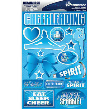 DESIGNS BY REMINISCE REMINISCE SIGNATURE SERIES CHEERLEADING 3D STICKERS