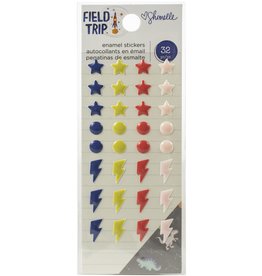 AMERICAN CRAFTS AMERICAN CRAFTS SHIMELLE FIELD TRIP ENAMEL STICKERS