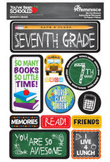 REMINISCE REMINISCE YOU'VE BEEN SCHOOLED SEVENTH GRADE 3D STICKERS