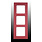 PAPER CUT THE PAPER CUT WILD CHERRY SLIMLINE OVERLAYS 3.12x8.12 25 PACK