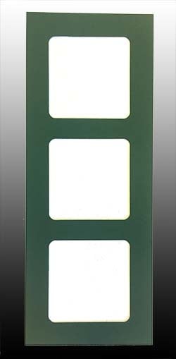 PAPER CUT THE PAPER CUT FOREST GREEN SLIMLINE OVERLAYS 3.12x8.12 25 PACK