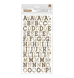 AMERICAN CRAFTS AMERICAN CRAFTS FAMILY HEIRLOOMS CHIPBOARD ALPHABET THICKERS