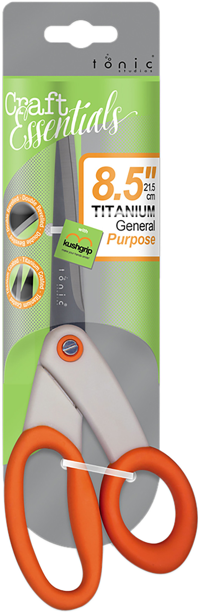 TONIC TONIC STUDIOS SCISSORS TITANIUM GENERAL PURPOSE RIGHT HANDED 8.5''