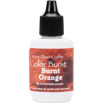 KEN OLIVER BURNT ORANGE COLOR BURST WATERCOLOR POWDER