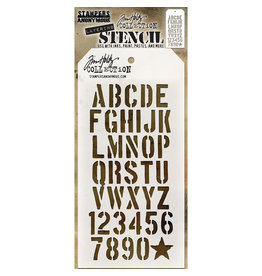STAMPERS ANONYMOUS STAMPERS ANONYMOUS TIM HOLTZ CRATE LAYERING STENCIL