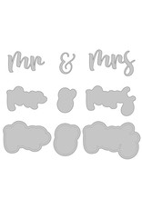 HONEY BEE HONEY BEE STAMPS MR. & MRS. DIE SET