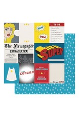 FANCY PANTS DESIGNS FANCY PANTS DESIGNS SIDEKICK OPTIONAL HERO CUT-APART 12x12 CARDSTOCK