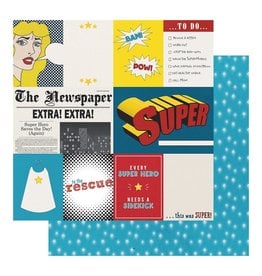 FANCY PANTS DESIGNS FANCY PANTS DESIGNS SIDEKICK OPTIONAL HERO CUT-APART 12x12 CARDSTOCK