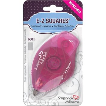 3L SCRAPBOOK ADHESIVES E-Z SQUARES PERMANENT WHITE