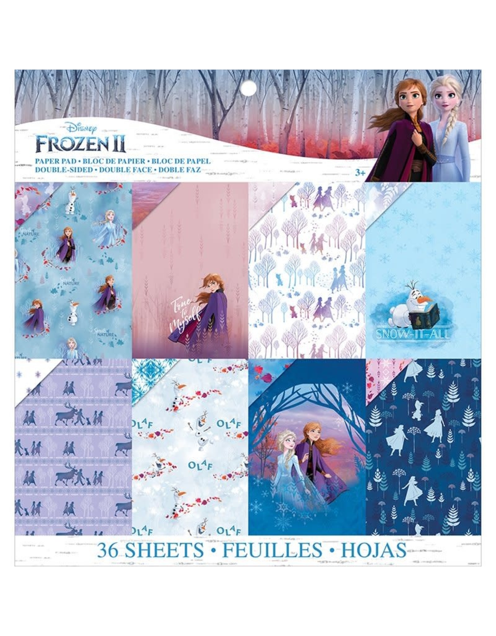 AMERICAN CRAFTS AMERICAN CRAFTS DISNEY FROZEN II 12X12 PAPER PAD