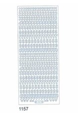 STARFORM STARFORM 1 - 0 NUMERALS SILVER PEEL OFFS
