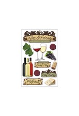 PAPER HOUSE PRODUCTIONS PAPER HOUSE WINE 3D STICKERS