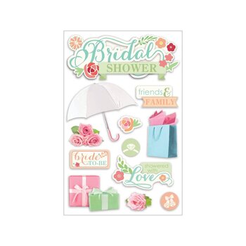 PAPER HOUSE PRODUCTIONS PAPER HOUSE BRIDAL SHOWER 3D STICKERS